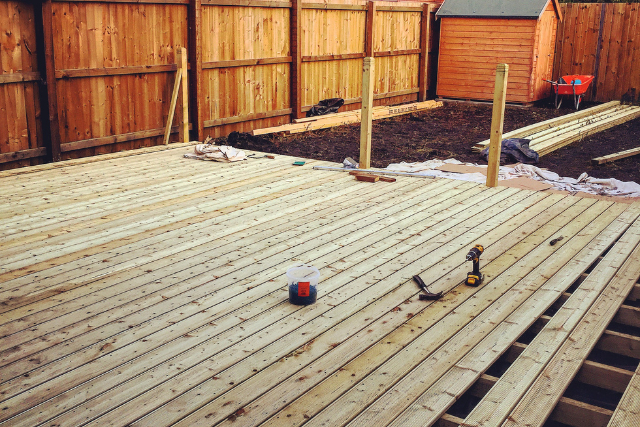 Decking installation